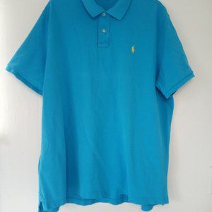 Polo Ralph Lauren Men's Custom Fit Short Sleeve Shirt XXL TTG Teal
